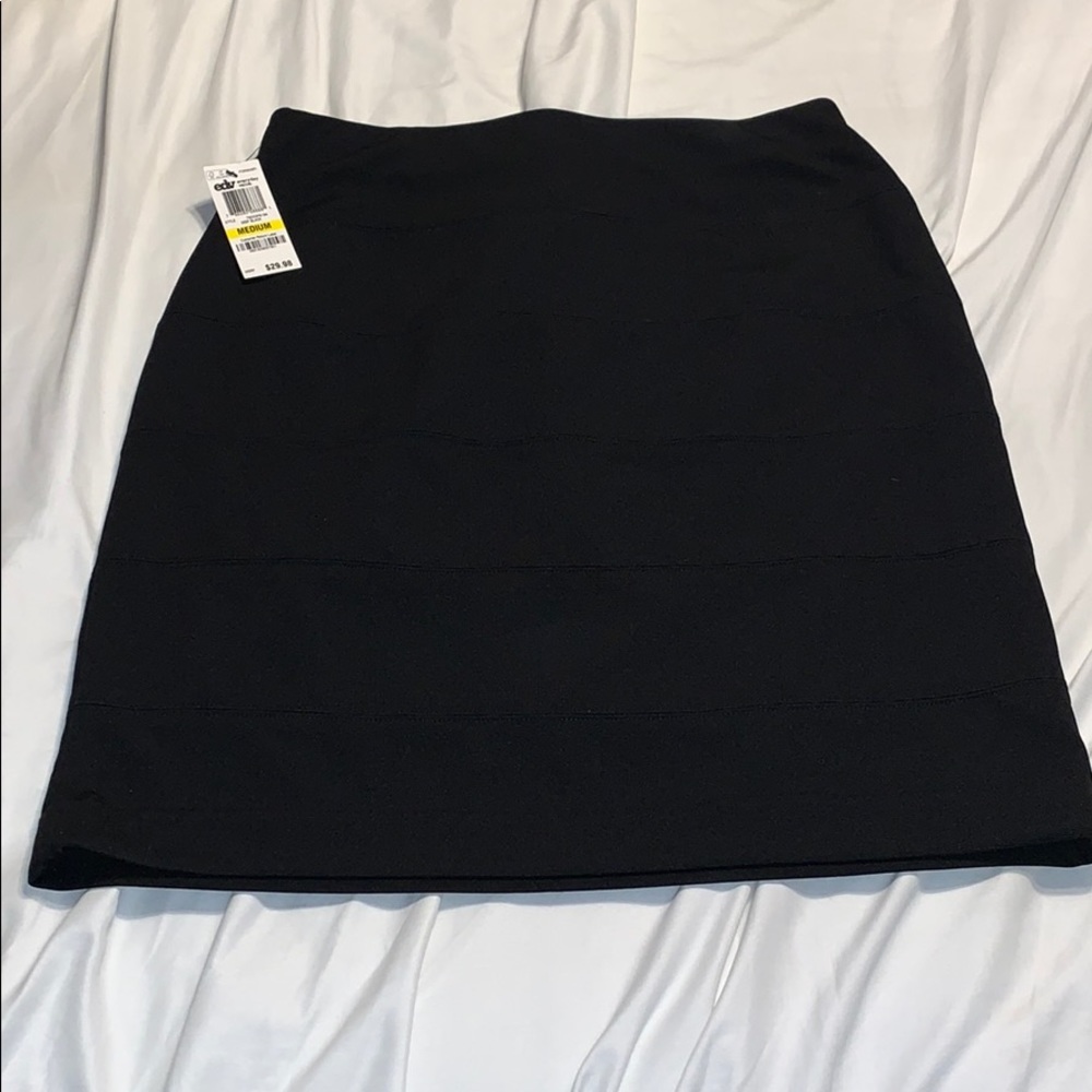 NWT Alfani Black Stretch Skirt